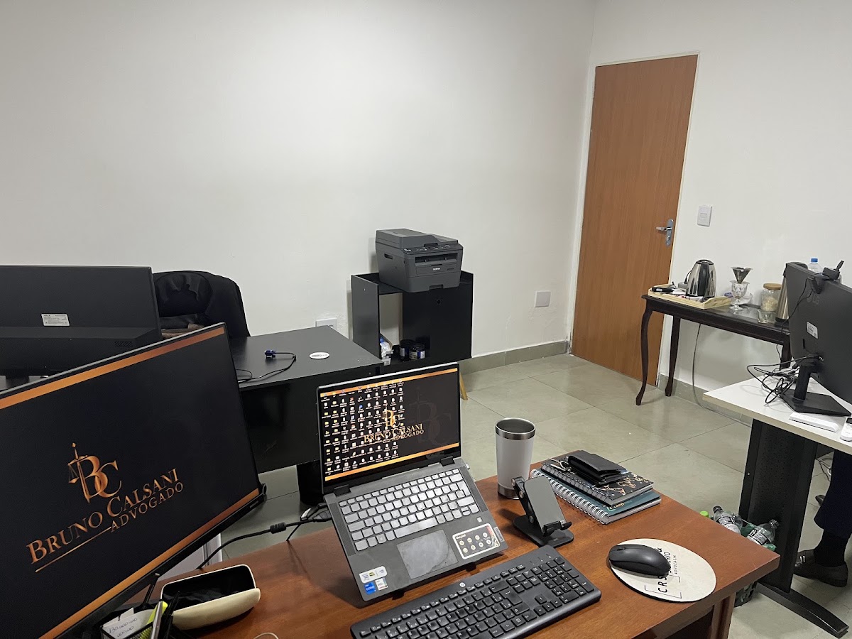 Ambiente interno do escritório de advocacia